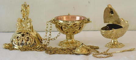 Brass Gothic Thurible 8525